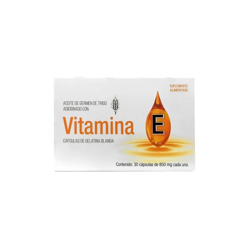 Progela Vitamina E 30 Capsulas Caceite De Germen De Trigo.