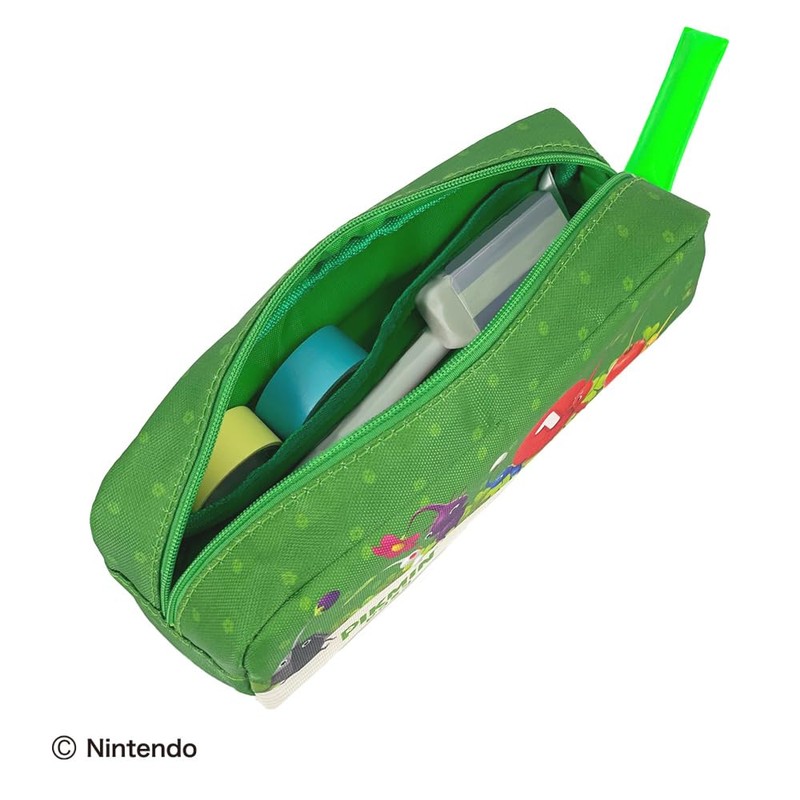 Pikmin Multi Pouch, green, Fun and cute design pouch