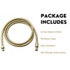 Purrfectzone Universal 72" Extra Long Shower Replacement Hose, Leak Proof