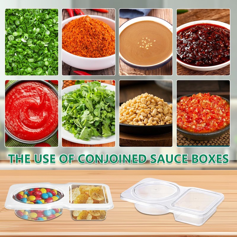 SFSSHUI Pack of 20 snack containers, portable snack boxes, snack