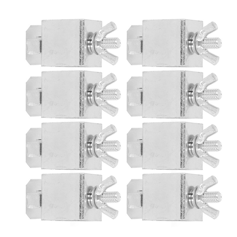 8Pcs Silver Butt Welding Clamp Aluminum Auto Panel Welding Clamp