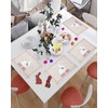 Happy Easter Day Placemats-Set of 6, Easter Rabbit Bunny Table