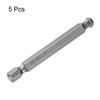 sourcing map 5pcs Ball End Hex Screwdriver Bit 6mm (H6.0)