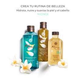 Yves Rocher Monoï Body Exfoliating Oil Radiant Tan, Exotic Care for Your Skin, 1 x Bottle 150 ml