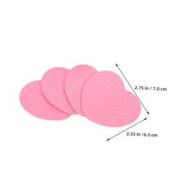 Mikinona 60pcs Heart Shaped Compressed Facial Sponges Natural Cellulose Cleansing Tool for Daily Deep Cleansing Makeup Removal and Versatile Skincare Applications