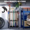DAOUTIME Garden Organizer With Wheels, Yard Tower Rack for Garage