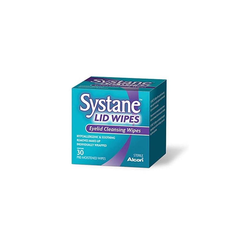 Systane Lid Wipes Eyelid Cleansing Wipes, 30 Count (Pack of