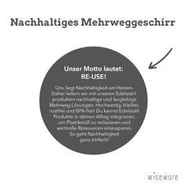 wiseware Edelstahl Lunchbox - nachhaltige Brotdose Metall - mit Fächern - Mehrweg Frischhaltedose - auslaufsichere Brotzeitdose für Kinder & Erwachsene (1, 1100ml)