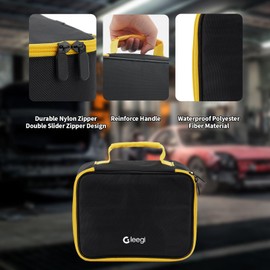 Air Compressor Bag Compatible with AstroAI Tire Inflator Portable Air Pump Fabric Bag for Car Tires 12V DC Auto Tire Pump, Storage Case for Compressor Accessories (Bag Only)