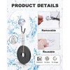 eZAKKA 45mm Transparent Suction Cup, Suction Cup Hooks Shower Wall