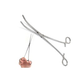 Panther Surgical 12 Inch Curved Stainless Steel Copping Crafting Sea Carp Fly Fish Remover Fishing Pliers Forceps