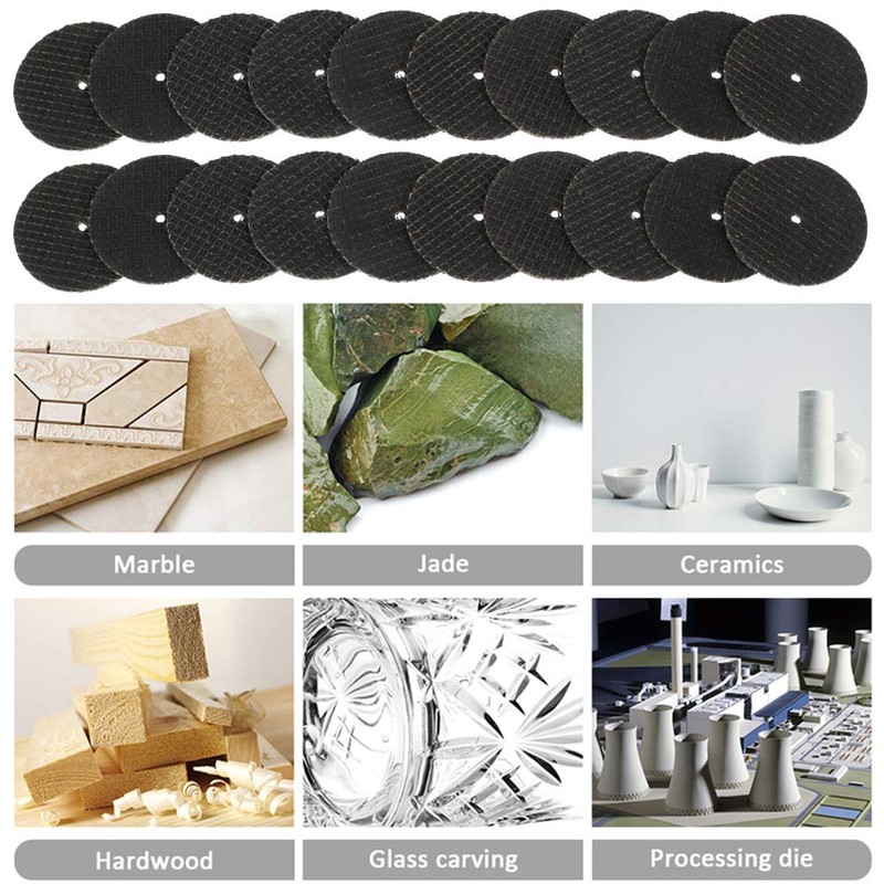 54 Pcs Abrasive Cutting Tool Accessory Reinforced Fiberglass 1 1/4