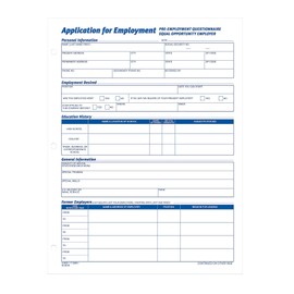 TOPS Employee Application Form