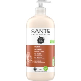 Sante Naturkosmetik - Organic Coconut Vanilla Shower Gel Tropical Scent Cleanses Gently and Thoroughly Vegan Organic Extracts 500ml