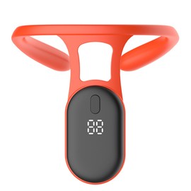 Intelligent Posture Trainer with LCD Prevent Hunchback Accurate Monitoring Hanging Back Posture Correction for Student Orange