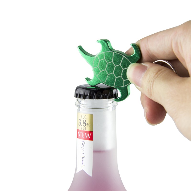 Swatom Turtle Aluminum Alloy bottle opener keychain, Creative Gifts, 6