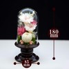 ArtFour Seasons Buddha Flower (Brown Series), Mini Winged Chrysanthemum Glass,