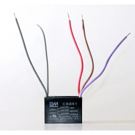 New Tech BM FAN CAPACITOR CBB61 4.5uf+6uf+5uf 5WIRE Our lowest Price with 1 year warranty