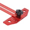 T Square Ruler Protractor for Crafting Aluminum Alloy Woodworking Scriber