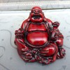 VOSAREA Laughing Buddha Statue Resin Maitreya Buddha Statue Fengshui Figurine