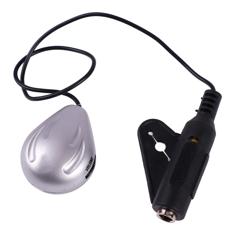 Soundhole Pickup with Jack Contact Microphone Transducer for Acoustic Guitar