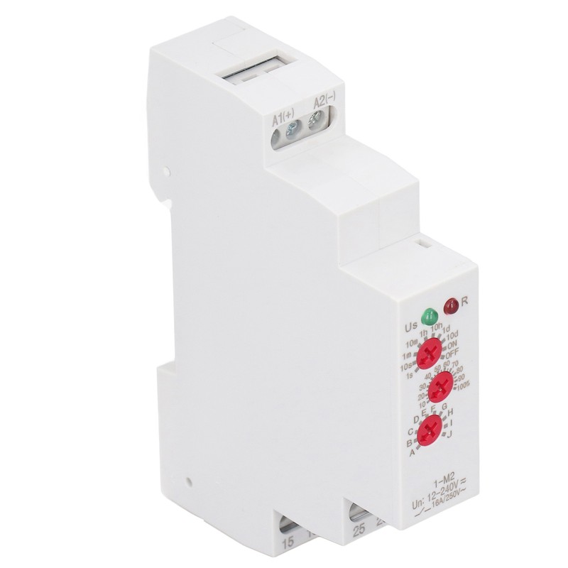 Time Relay Multifunctional Normally Open DIN Rail Delay Timer Switch