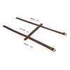 Tourbn Tourbon 2x Leather Picnic Blanket Carry Strap Camping Festival