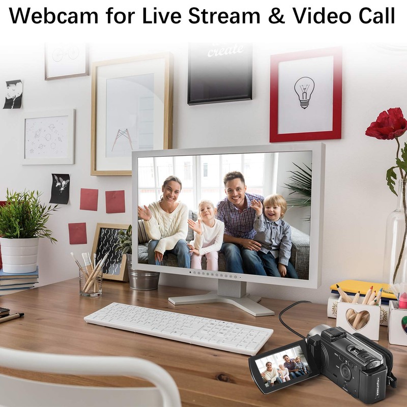 kimire Video Camera Camcorder Digital Camera Recorder Full HD 1080P