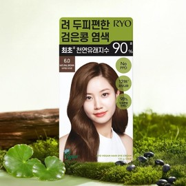 Ryo Scalp Comfortable Black Bean Dye 6.0 Brown 120g / 려 두피편한 검은콩 염색 6.0 브라운 120g