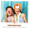 [Lurrose] Carnival Hat Plush Lion Tiger Headwear Cap Performance Hat