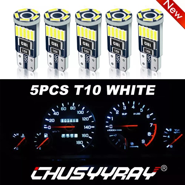 CHUSYYRAY white LED KIT DASHBOARD GAUGE CLUSTER LIGHTS BULBS FOR