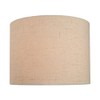Happy Homewares Contemporary and Sleek 10 Inch Taupe Linen Fabric