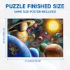 Jigsaw Puzzles 1000 Pieces for Adults, Families (Space Traveler, Solar
