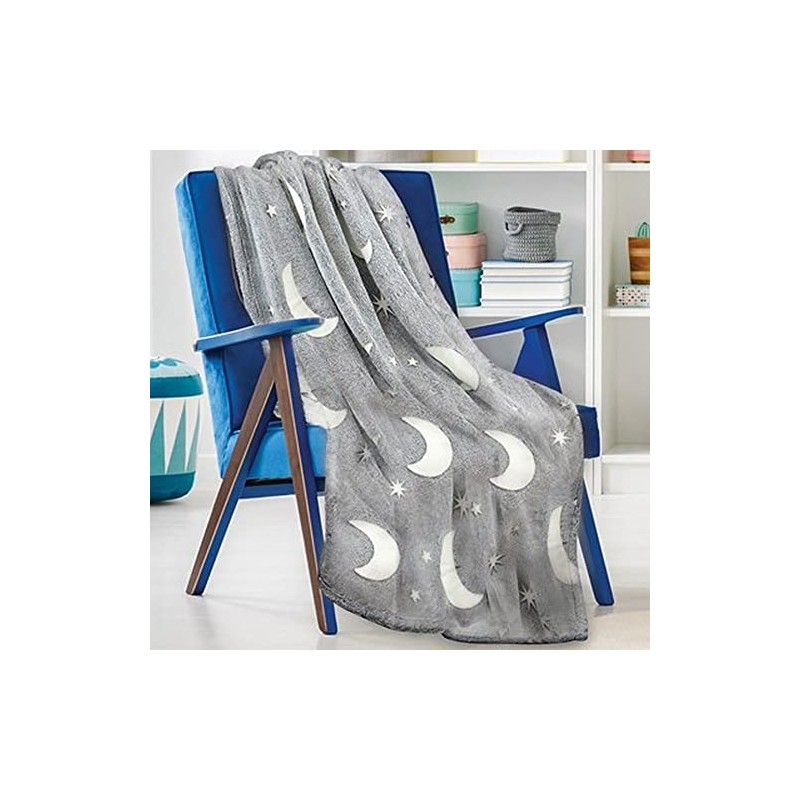 Follow That Dream Glow In The Dark Plush Throw Blanket