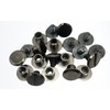 Book Screws Pack of 20 Colour Gun Metal Belt Screws