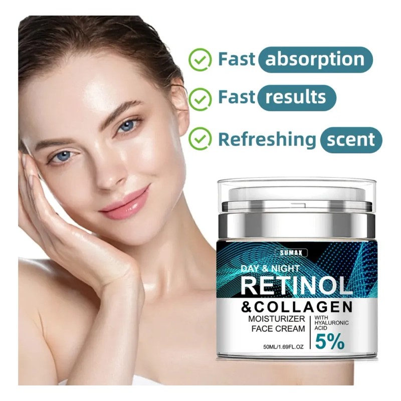 Crema Antienvejecimiento M Sxx Hh Con Retinol, Colágeno Y