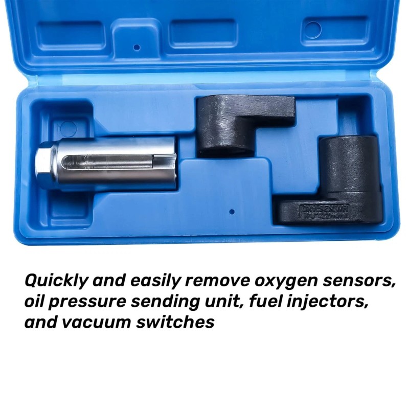 8milelake New 3pc Oxygen Sensor O2 Sockets Tool Set Automotive