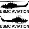 DuraCal 530 "USMC AVIATION SET" 3 Mil Vinyl Sticker for
