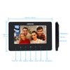 Video Intercom System, 7 Inches Monitor Wired Video Door Phone