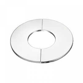 sourcing map Wall Split Flange, 201 Stainless Steel Round Escutcheon Plate for 61mm Diameter Pipe
