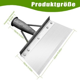 Multifunctional Cleaning Shovel, Garden Shovel, Garden Spade, Garden Shovel, Weed Removal, Moss Removal, Snow Shovel and De-Icer, Garden Tool for All Cleaning Tasks