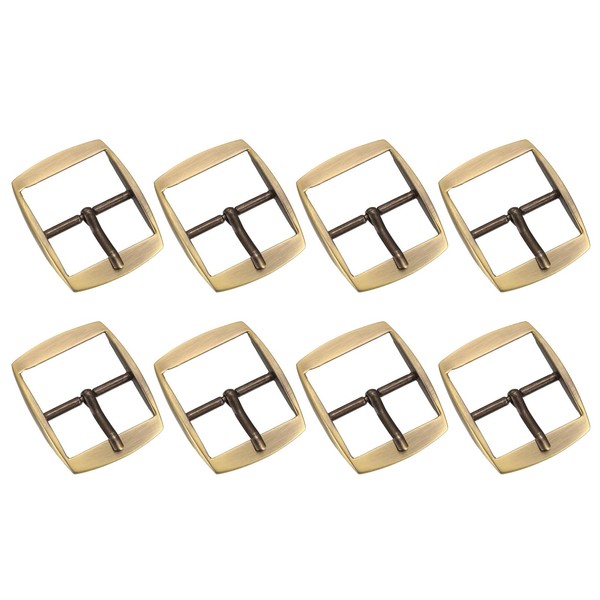 sourcing map Metal Roller Buckle, 8Pcs 1.1 Inch Single Prong