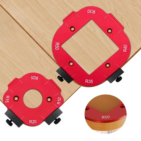 Router Corner Radius Template for Woodworking, Aluminum Alloy Router Templates,
