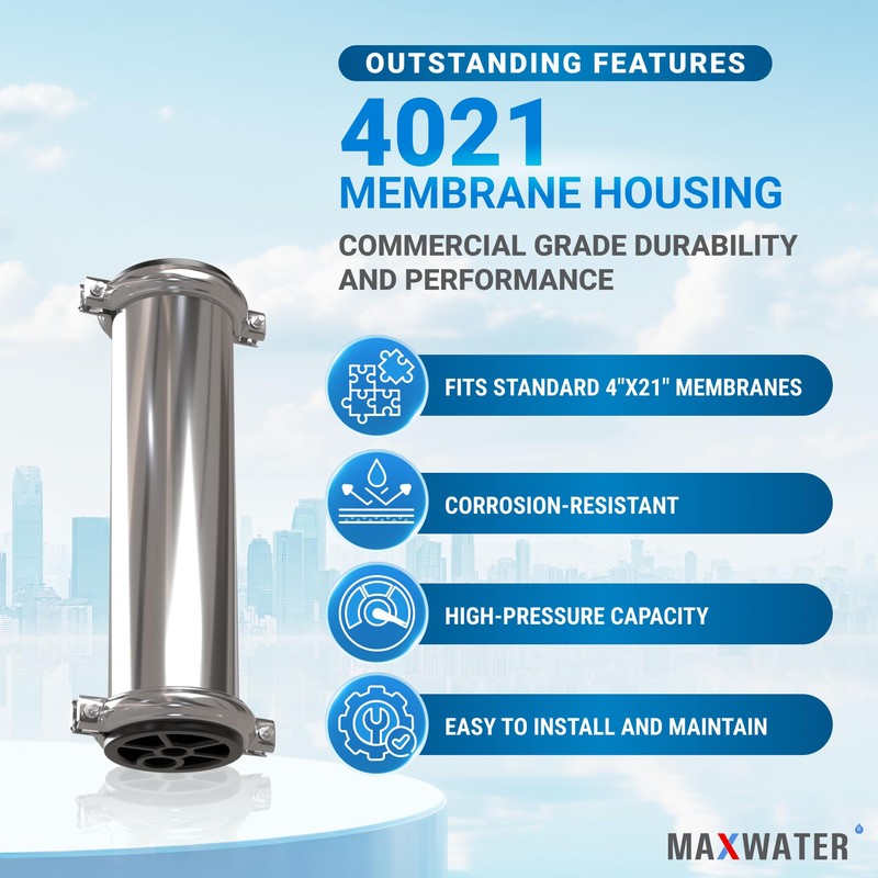Max Water 4021 - Heavy Duty, Stainless Steel - Reverse