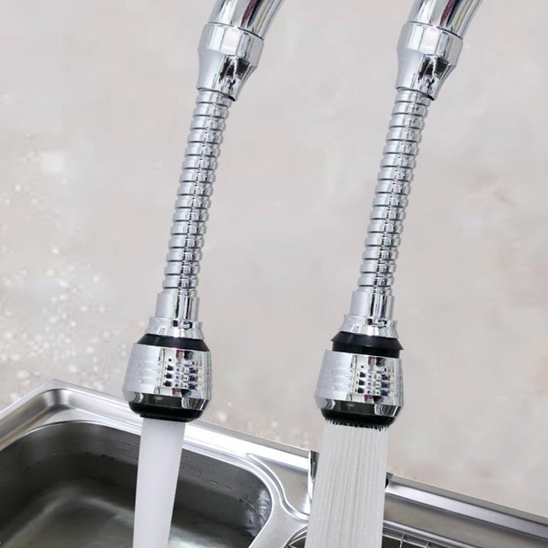 2 unidades extensor de llave de cocina, cabezal de rociado