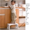 Adjustable Height Potty Step Stool for Adults, Non-Slip Bathroom Squat