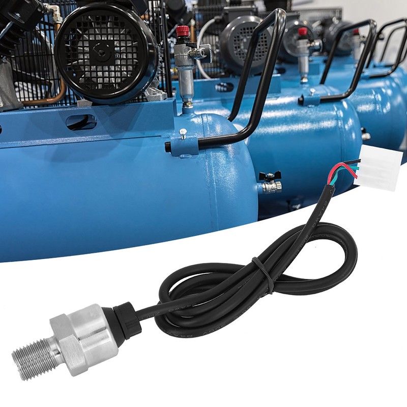 Pressure Transmitter Sensor Air/Water Compressors Industrial Equipment G1/4 DC5V 0‑0.8Mpa