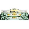 Sage - Box of Six 20 Stick Hex Tubes -