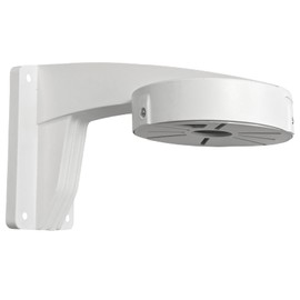 Universal Security Camera Wall Mount Bracket, White, Outdoor Junction Box Mounting Arm Base for CCTV Surveillance Systems (5.15 Inch / 13.2cm)