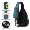 WATERFLY Sling Bag Sling Backpack Crossbody Bag Hiking Daypack for